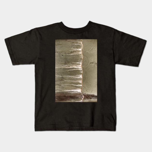 Slow Drip Watermark - Alternative Kids T-Shirt by textural